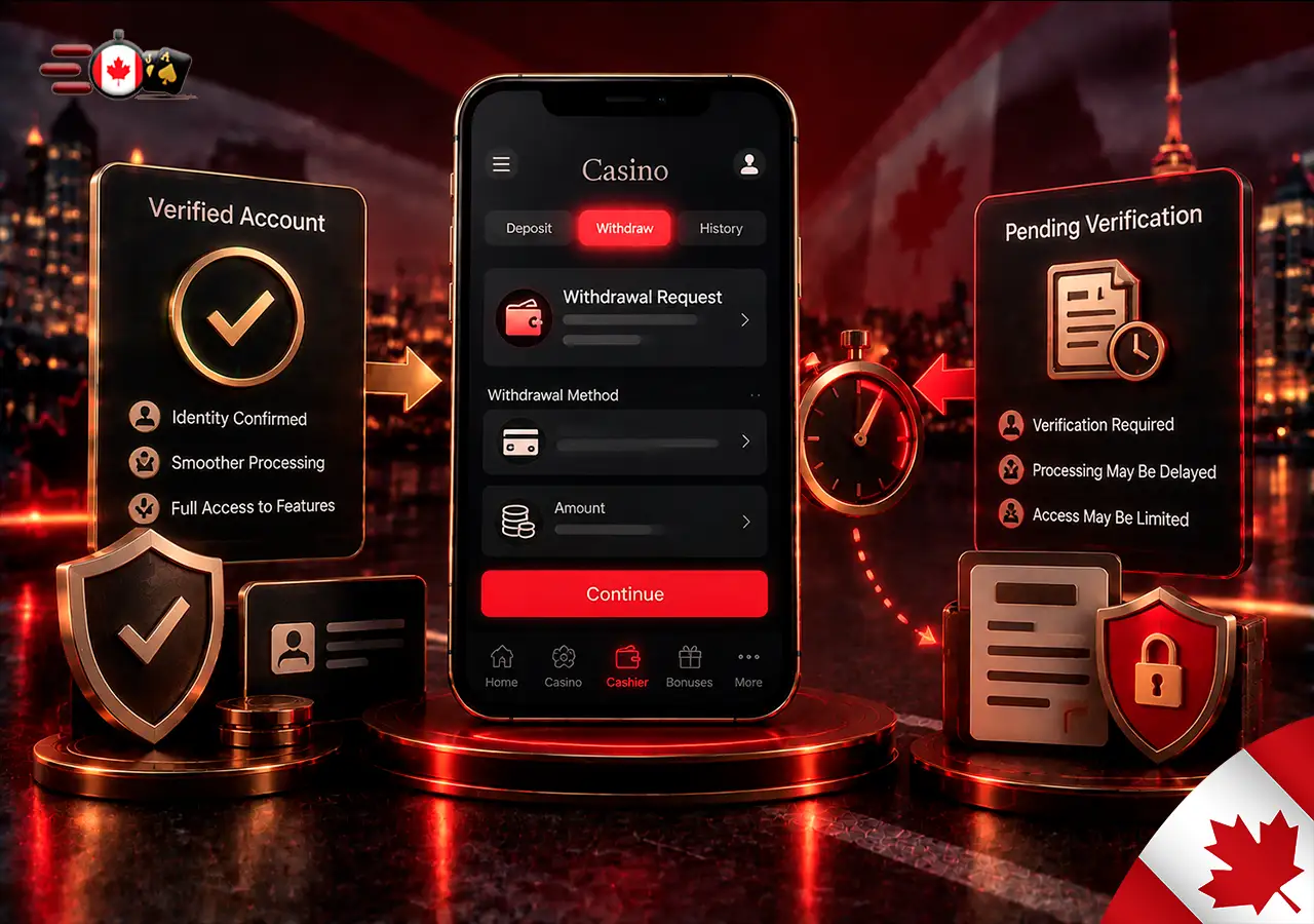 Verification requirements for casino withdrawals in Canada