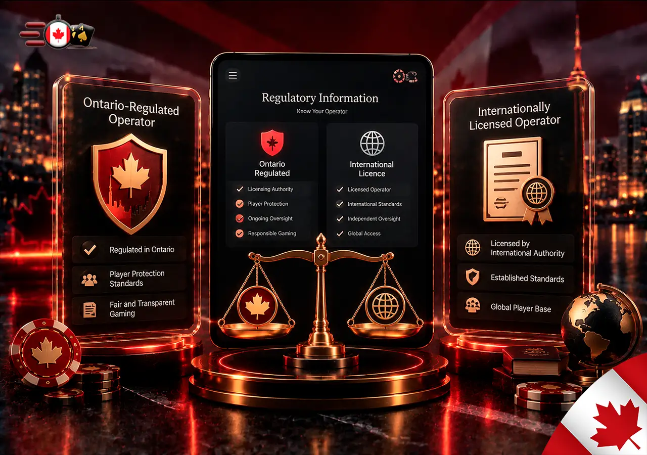 AGCO-regulated and internationally licensed casino comparison
